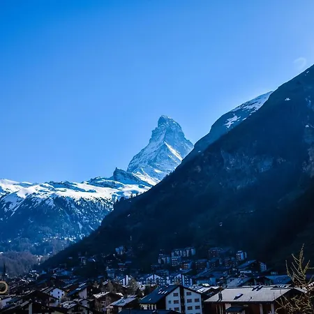 In Mit Postkarten Matterhornblick * 采尔马特